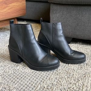 H&M Black Booties